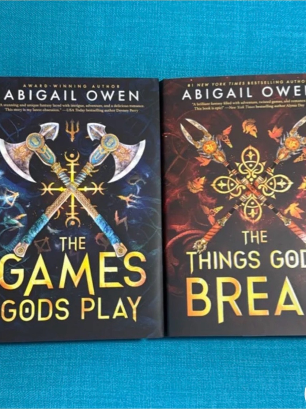 The Games Gods Play & The Things Gods Break Deluxe Limited Editions New Bundle